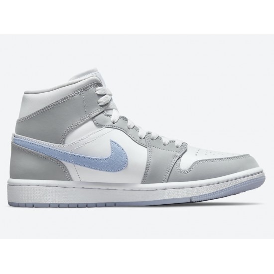 AIR JORDAN 1 MID WMNS Wolf Grey BQ6472-105 AIR JORDAN 1 MID WMNS Wolf Grey BQ6472-105