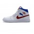 Nike Air Jordan 1 Mid SE White Blue Red BQ6472-164