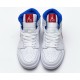Nike Air Jordan 1 Mid SE White Blue Red BQ6472-164 Nike Air Jordan 1 Mid SE White Blue Red BQ6472-164
