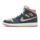 AIR JORDAN 1 MID 'DARK TEAL GREEN' WMNS 2022 BQ6472-308 AIR JORDAN 1 MID 'DARK TEAL GREEN' WMNS 2022 BQ6472-308