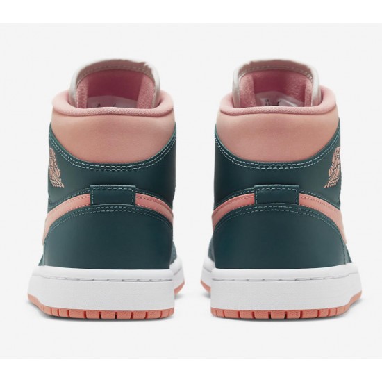 AIR JORDAN 1 MID 'DARK TEAL GREEN' WMNS 2022 BQ6472-308 AIR JORDAN 1 MID 'DARK TEAL GREEN' WMNS 2022 BQ6472-308