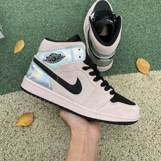 Air Jordan 1 Mid Dirty Powder Iridescent BQ6472-602