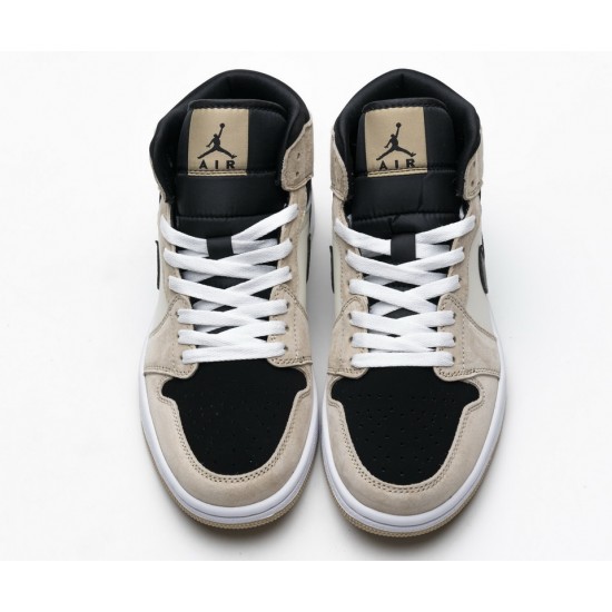 Nike Air Jordan 1 Mid Barely Orange BQ6472-800 Nike Air Jordan 1 Mid Barely Orange BQ6472-800