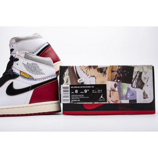 Union X Air Jordan 1 OG High Retro 'Black Toe' BV1300-106 Union X Air Jordan 1 OG High Retro 'Black Toe' BV1300-106