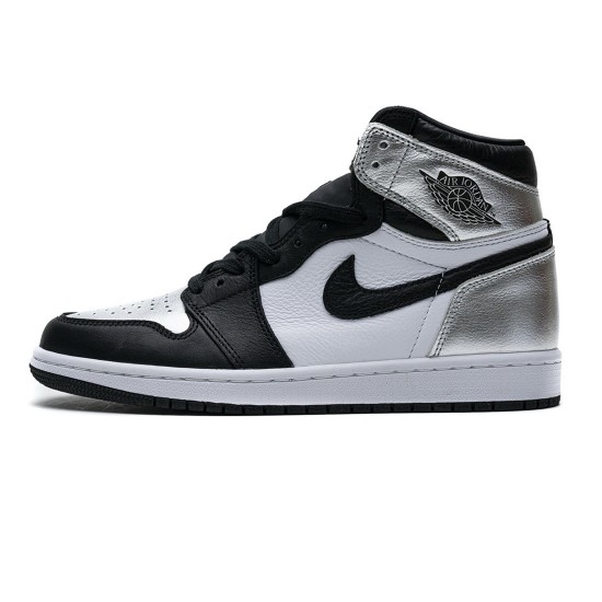 air jordan 1 high metallic silver