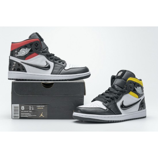 Air Jordan 1 Mid 'QUAI 54' CJ9219-001 Air Jordan 1 Mid 'QUAI 54' CJ9219-001
