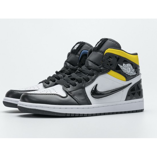 Air Jordan 1 Mid 'QUAI 54' CJ9219-001 Air Jordan 1 Mid 'QUAI 54' CJ9219-001