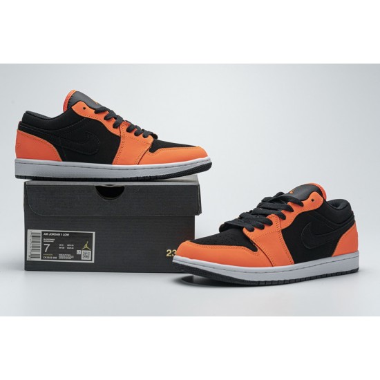 Nike Air Jordan 1 Low Black Orange CK3022-008 Nike Air Jordan 1 Low Black Orange CK3022-008