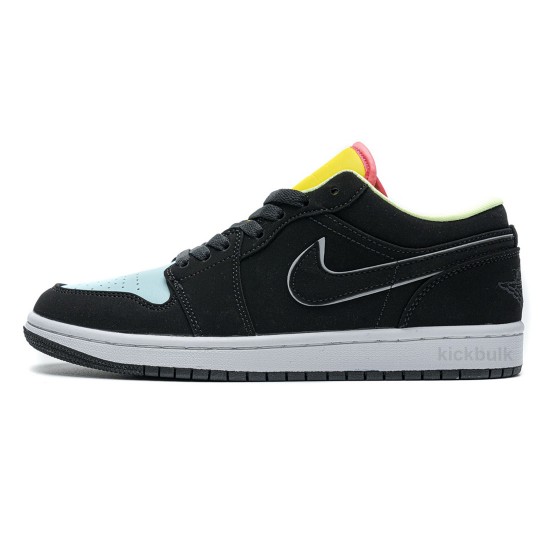 Nike Air Jordan 1 Low Black Yellow Blue Ck3022 013