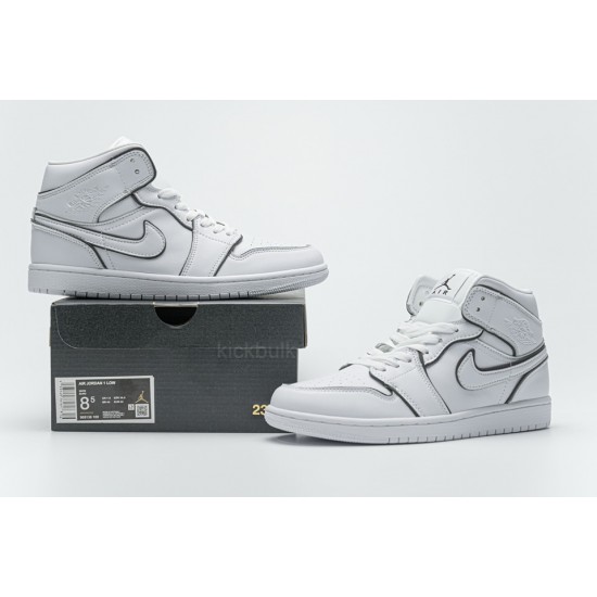 Air Jordan 1 Mid Iridescent Reflective White CK6587-100 Air Jordan 1 Mid Iridescent Reflective White CK6587-100