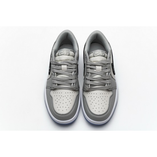 Dior x Air Jordan 1 Low Wolf Grey CN8608-002