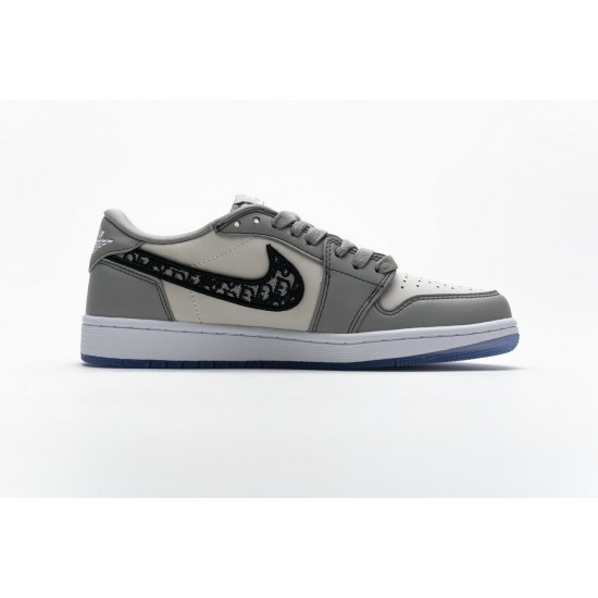 Dior x Air Jordan 1 Low Wolf Grey CN8608-002