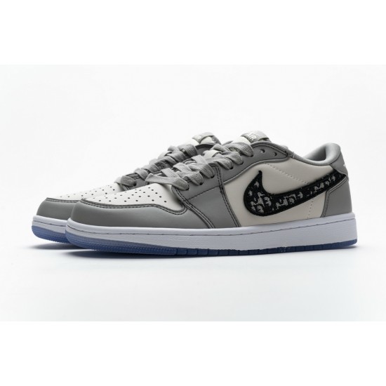 Dior x Air Jordan 1 Low Wolf Grey CN8608-002 Dior x Air Jordan 1 Low Wolf Grey CN8608-002