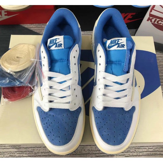 Travis Scott x Air Jordan 1 low Blue white CQ4277-212 Travis Scott x Air Jordan 1 low Blue white CQ4277-212