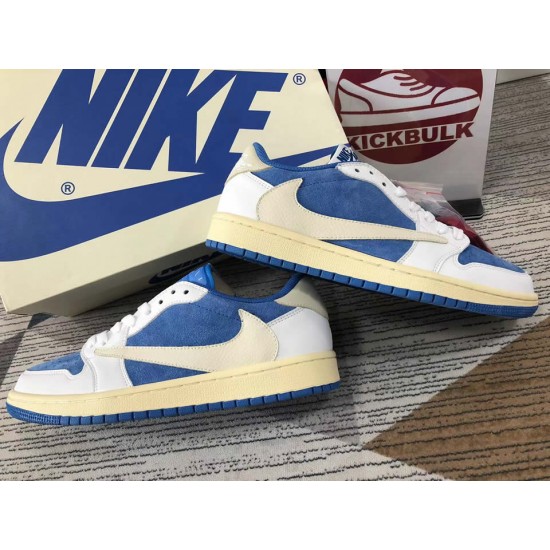Travis Scott x Air Jordan 1 low Blue white CQ4277-212 Travis Scott x Air Jordan 1 low Blue white CQ4277-212