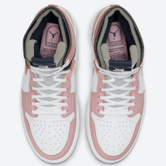 AIR JORDAN 1 HIGH ZOOM WMNS 'PINK GLAZE' CT0979-601 AIR JORDAN 1 HIGH ZOOM WMNS 'PINK GLAZE' CT0979-601