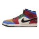 BLUE THE GREAT X AIR JORDAN 1 MID 'FEARLESS' CU2805-100 BLUE THE GREAT X AIR JORDAN 1 MID 'FEARLESS' CU2805-100