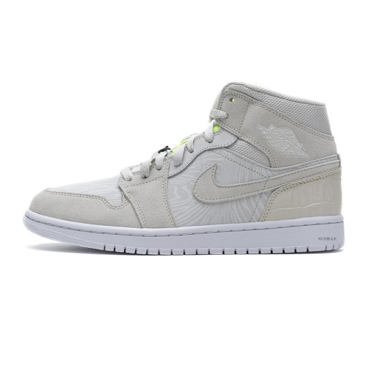 Nike Air Jordan 1 Mid Grey Ghost Green CV3018--001 Nike Air Jordan 1 Mid Grey Ghost Green CV3018--001