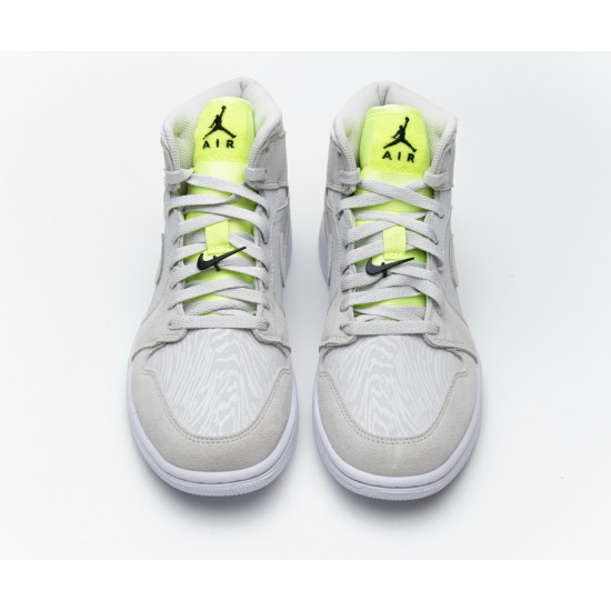 Nike Air Jordan 1 Mid Grey Ghost Green CV3018--001