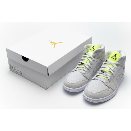 Nike Air Jordan 1 Mid Grey Ghost Green CV3018--001 Nike Air Jordan 1 Mid Grey Ghost Green CV3018--001