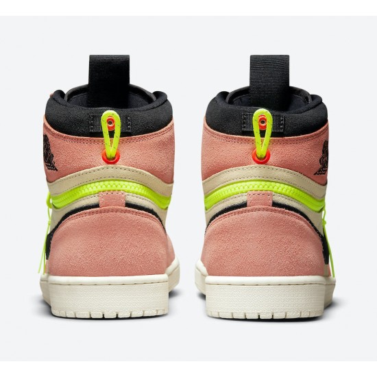 NIKE AIR JORDAN 1 HIGH SWITCH 'PINK VOLT' CW6576-800 NIKE AIR JORDAN 1 HIGH SWITCH 'PINK VOLT' CW6576-800