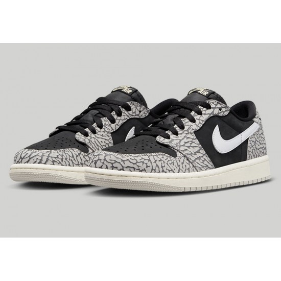 AIR JORDAN 1 RETRO LOW OG 'BLACK CEMENT' 2023 CZ0790-001 AIR JORDAN 1 RETRO LOW OG 'BLACK CEMENT' 2023 CZ0790-001