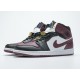 Air Jordan 1 Mid Marron Black Gold CZ4385-016 Air Jordan 1 Mid Marron Black Gold CZ4385-016