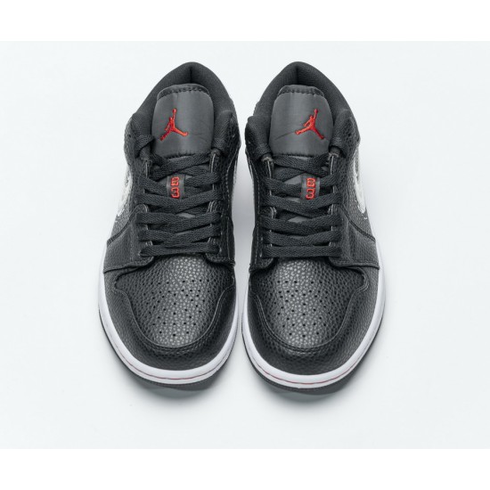 Nike Air Jordan 1 Low Brushstroke Swoosh DA4659-001 Nike Air Jordan 1 Low Brushstroke Swoosh DA4659-001