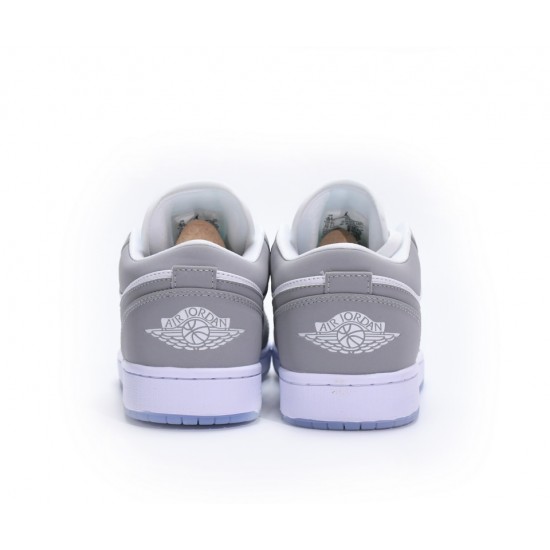 AIR JORDAN 1 LOW WMNS 'WHITE WOLF GREY' DC0774-105 AIR JORDAN 1 LOW WMNS 'WHITE WOLF GREY' DC0774-105