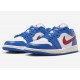 AIR JORDAN 1 LOW 'SPORT BLUE GYM RED' WMNS 2023 DC0774-416 AIR JORDAN 1 LOW 'SPORT BLUE GYM RED' WMNS 2023 DC0774-416