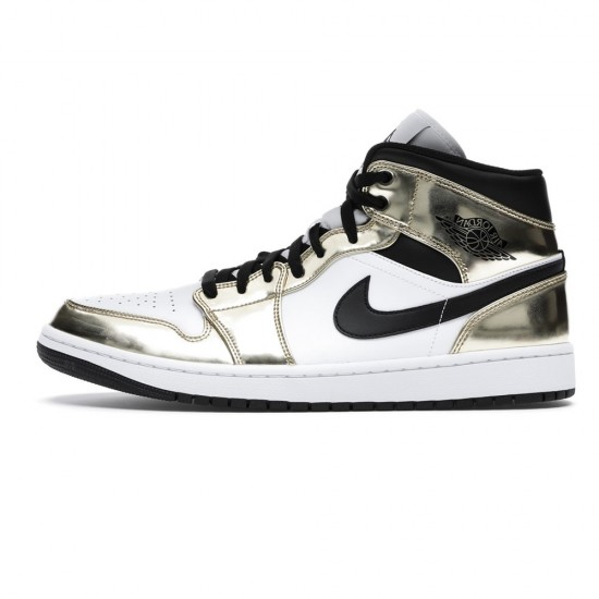 jordan aj 1 mid gold