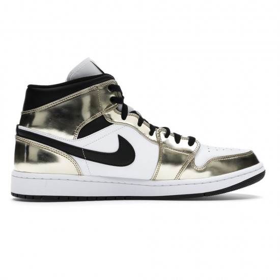 jordan aj 1 low metallic gold