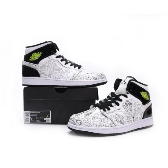 Air Jordan 1 Mid SE(GS)DIY DC4099-100 Air Jordan 1 Mid SE(GS)DIY DC4099-100