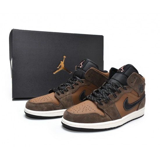 AIR JORDAN 1 MID SE 'DARK CHOCOLATE' DC7294-200 AIR JORDAN 1 MID SE 'DARK CHOCOLATE' DC7294-200