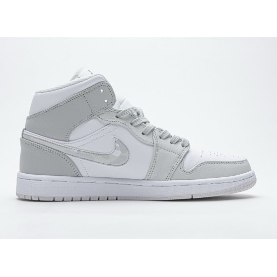 Air Jordan 1 Mid 'White Camo' DC9035-100 Air Jordan 1 Mid 'White Camo' DC9035-100