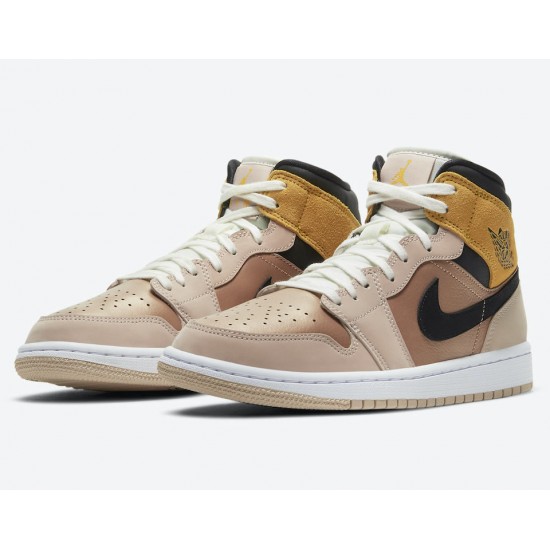AIR JORDAN 1 WMNS MID SE 'PARTICLE BEIGE' DD2224-200 AIR JORDAN 1 WMNS MID SE 'PARTICLE BEIGE' DD2224-200