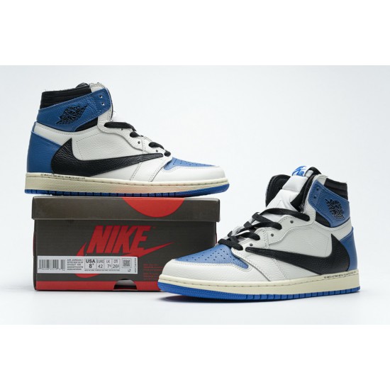 Travis Scott x Fragment x Nike Air Jordan 1 Retro High OG SP 'Military Blue' DH3227-105 Travis Scott x Fragment x Nike Air Jordan 1 Retro High OG SP 'Military Blue' DH3227-105