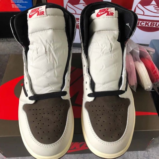 Travis Scott x Air Jordan 1 High 'Reverse Mocha' CD4487-100 Travis Scott x Air Jordan 1 High 'Reverse Mocha' CD4487-100