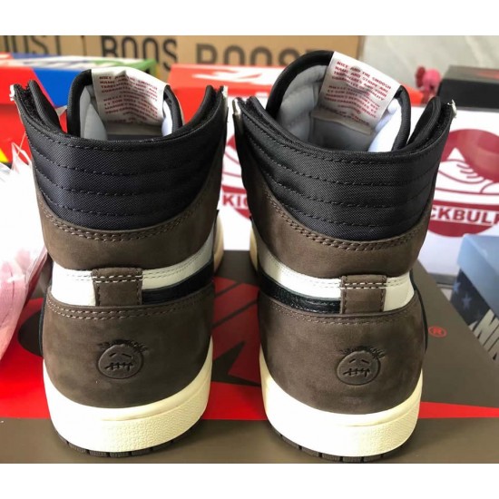 Travis Scott x Air Jordan 1 High 'Reverse Mocha' CD4487-100 Travis Scott x Air Jordan 1 High 'Reverse Mocha' CD4487-100