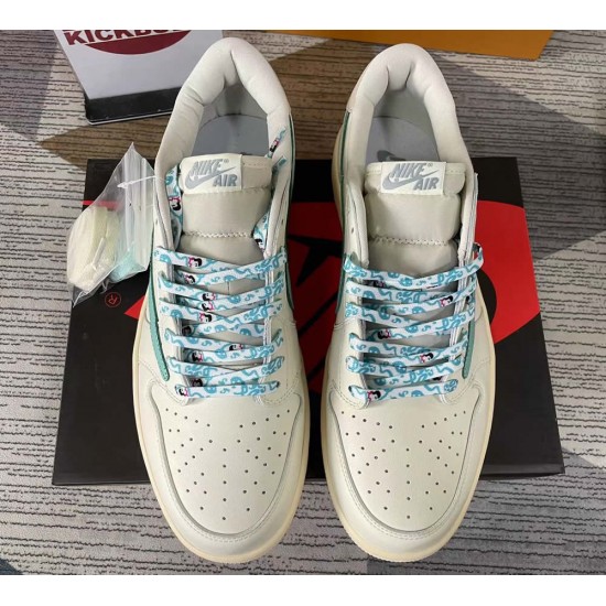 TRAVIS SCOTT X AIR JORDAN 1 LOW OG SP TIFFANY DM7866-102 TRAVIS SCOTT X AIR JORDAN 1 LOW OG SP TIFFANY DM7866-102