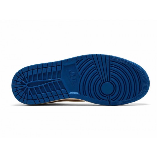 Fragment Design x Travis Scott x Jordan 1 Low OG SP 'Sail Military Blue' 2025 DM7866-104