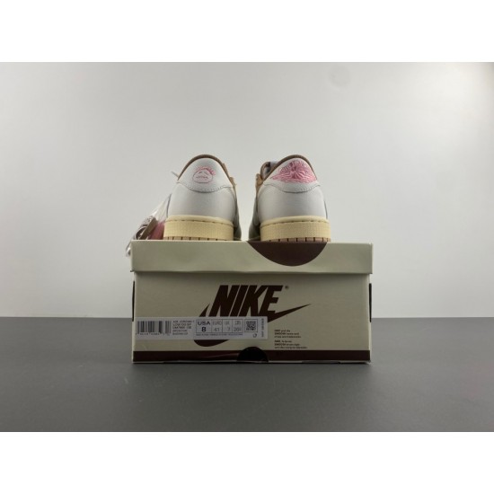 TRAVIS SCOTT X JORDAN 1 LOW OG SP 'SAIL SHY PINK' 2025 DM7866-106 TRAVIS SCOTT X JORDAN 1 LOW OG SP 'SAIL SHY PINK' 2025 DM7866-106