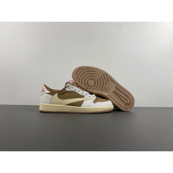 TRAVIS SCOTT X JORDAN 1 LOW OG SP 'SAIL SHY PINK' 2025 DM7866-106 TRAVIS SCOTT X JORDAN 1 LOW OG SP 'SAIL SHY PINK' 2025 DM7866-106