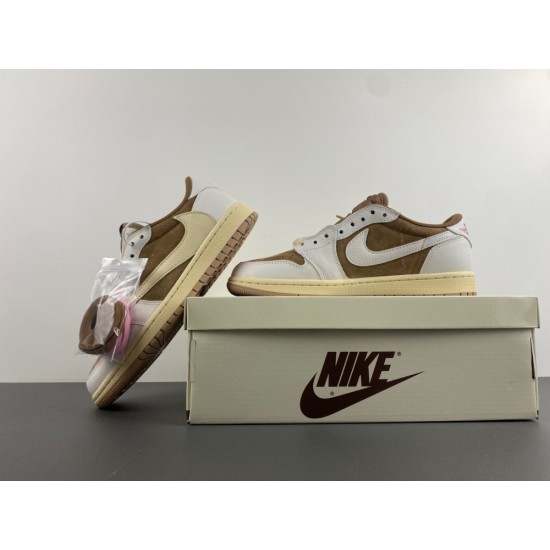 TRAVIS SCOTT X JORDAN 1 LOW OG SP 'SAIL SHY PINK' 2025 DM7866-106 TRAVIS SCOTT X JORDAN 1 LOW OG SP 'SAIL SHY PINK' 2025 DM7866-106