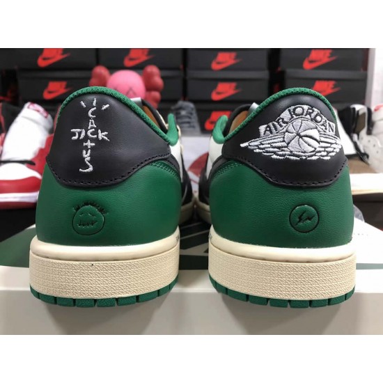 Travis Scott x Air Jordan 1 Retro Low Green Black White DM7866-128 Travis Scott x Air Jordan 1 Retro Low Green Black White DM7866-128
