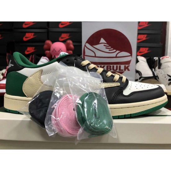Travis Scott x Air Jordan 1 Retro Low Green Black White DM7866-128 Travis Scott x Air Jordan 1 Retro Low Green Black White DM7866-128