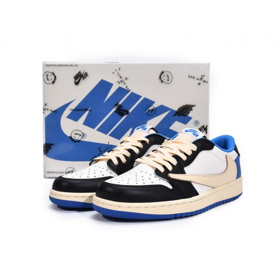 Fragment Design x Travis Scott x Air Jordan 1 Retro Low DM7866-140