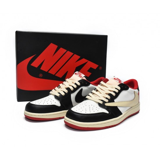 Travis Scott x Air Jordan 1 Low Black Red DM7866-166