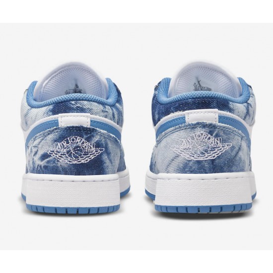 AIR JORDAN 1 LOW GS 'WASHED DENIM' 2022 DM8947-100