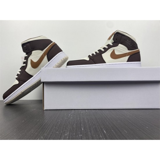 Air Jordan 1 Mid Brown Fleece 2022 DO6699-200 Air Jordan 1 Mid Brown Fleece 2022 DO6699-200